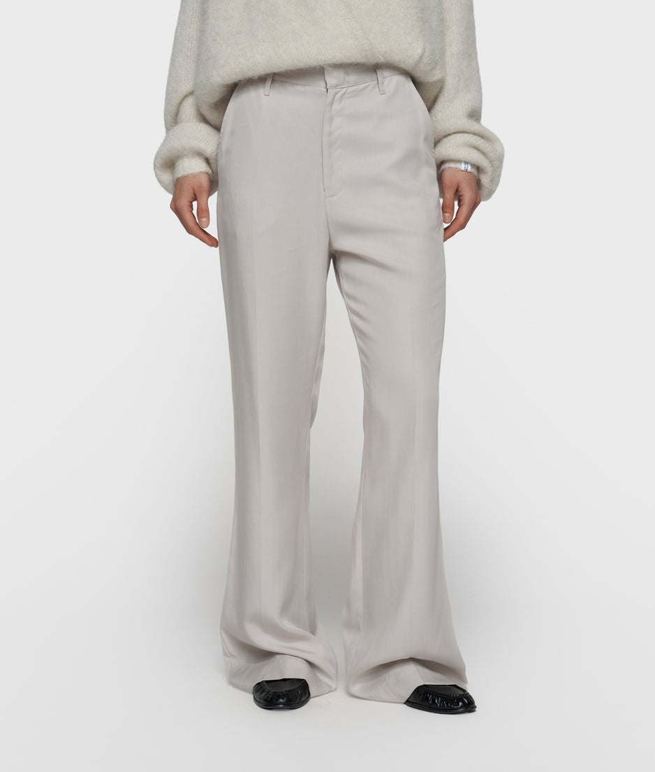 fluid trousers | stone