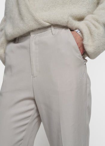 fluid trousers | stone