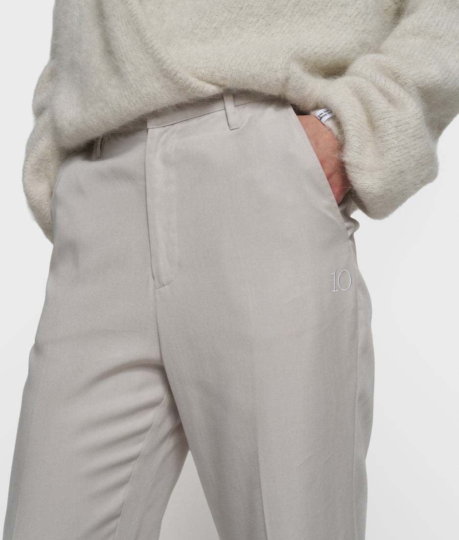 fluid trousers | stone