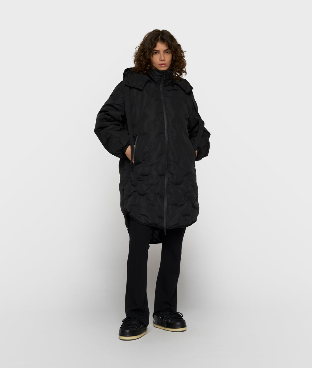 the iconic coat | black