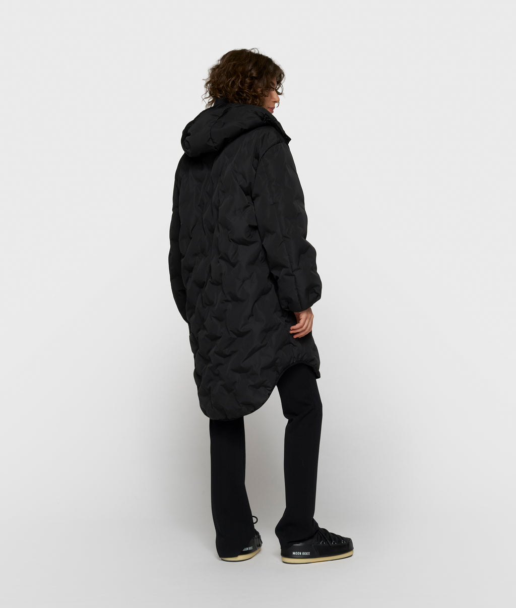 the iconic coat | black