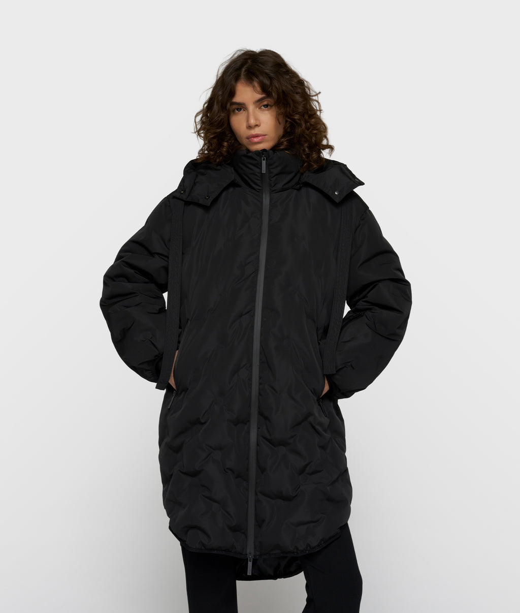 the iconic coat | black