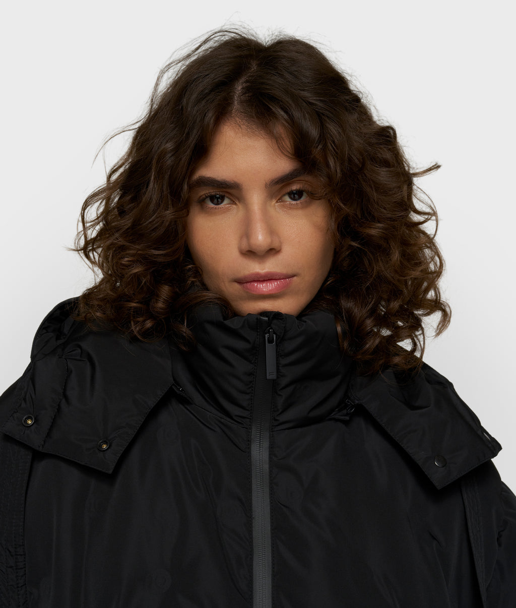 the iconic coat | black