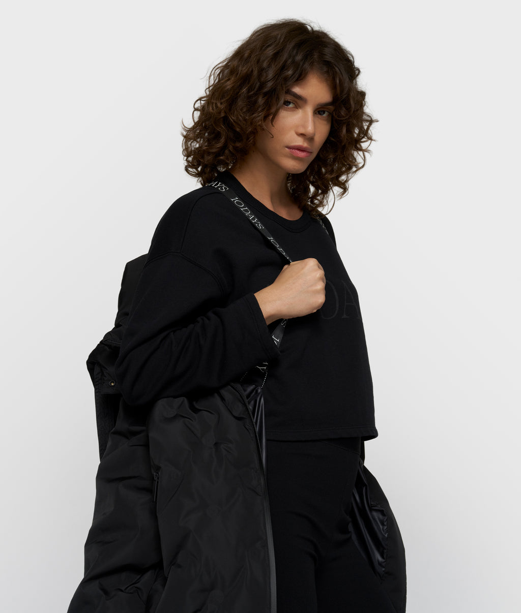 the iconic coat | black