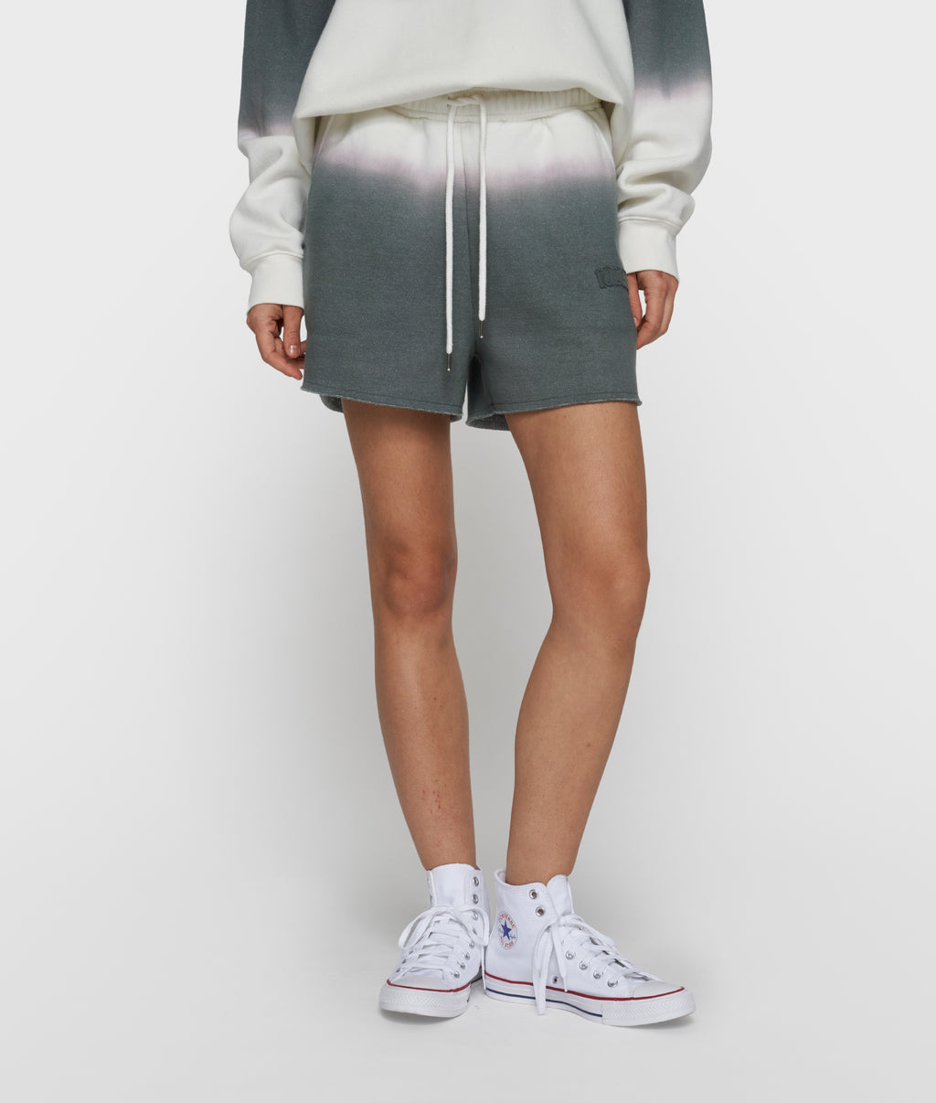 shorts dip dye | mid grey