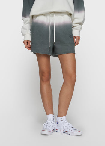 shorts dip dye | mid grey