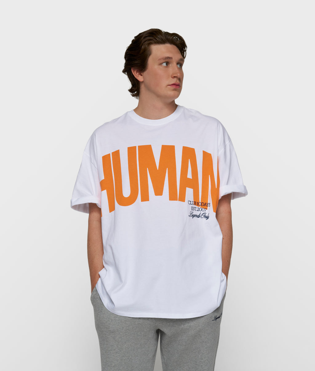oversized tee | white