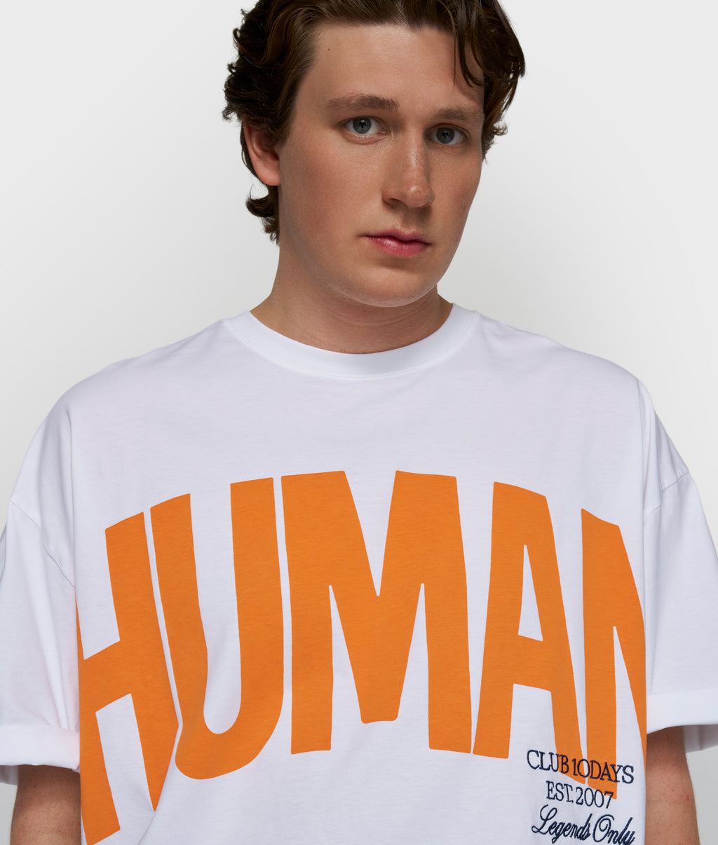 oversized tee | white