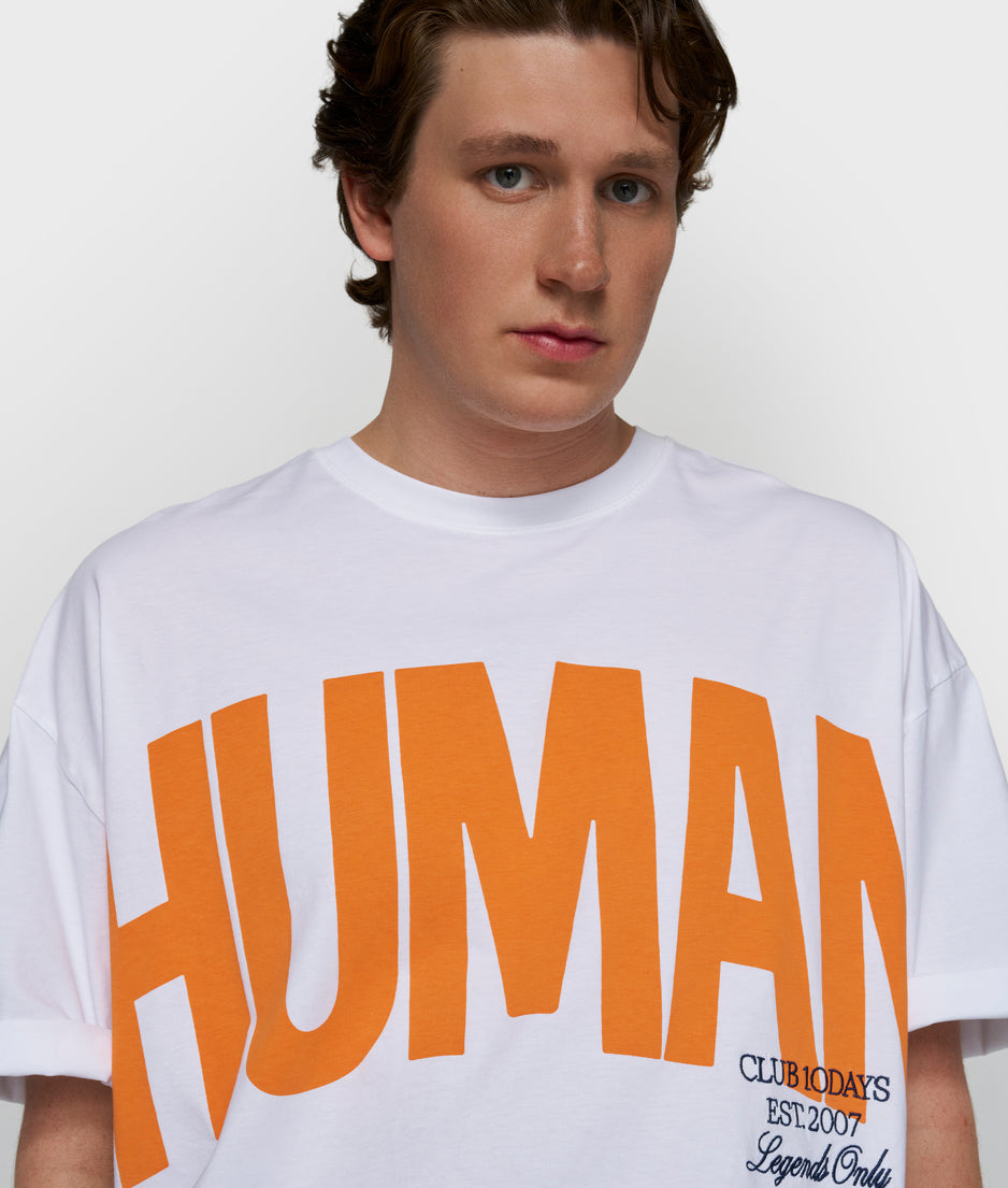 oversized tee | white