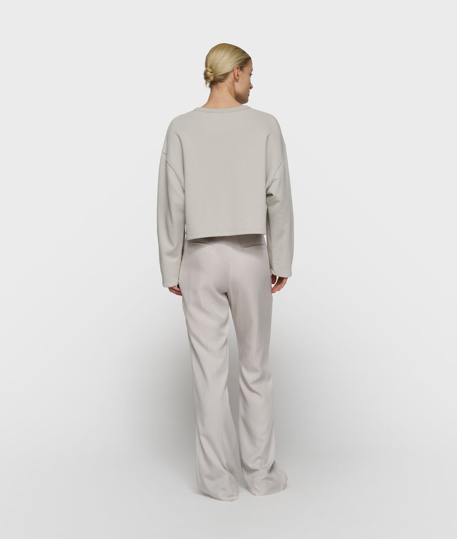 short 10DAYS sweater | stone