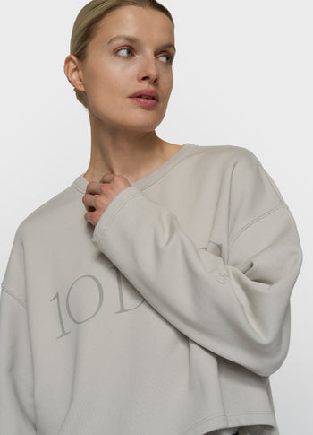 short 10DAYS sweater | stone