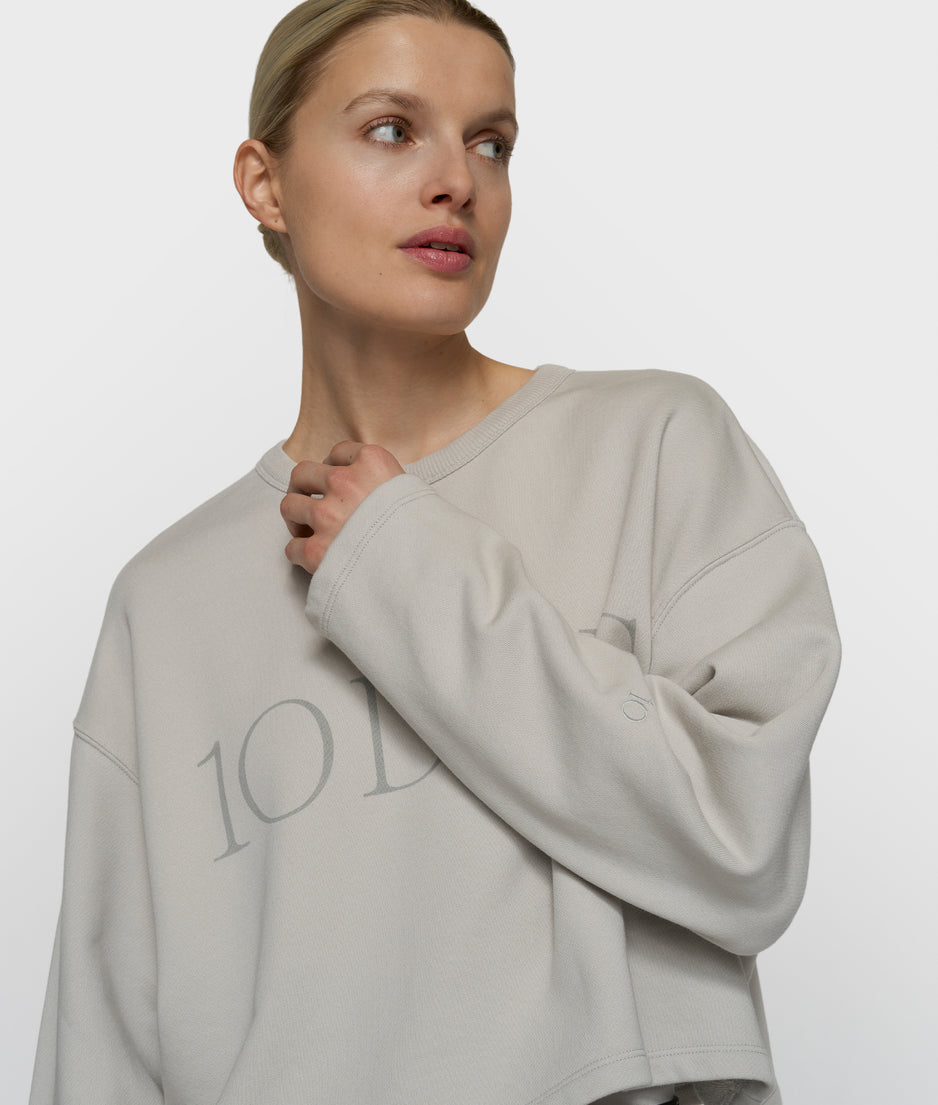 short 10DAYS sweater | stone