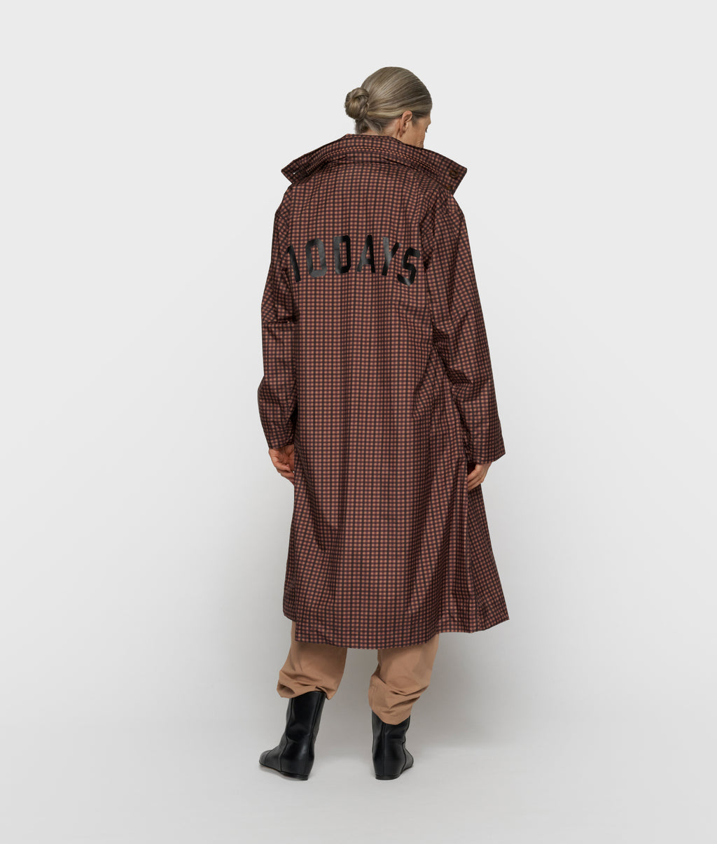 the wetlook coat | light fudge