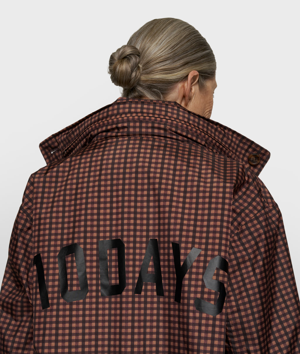 the wetlook coat | light fudge