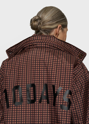 the wetlook coat | light fudge