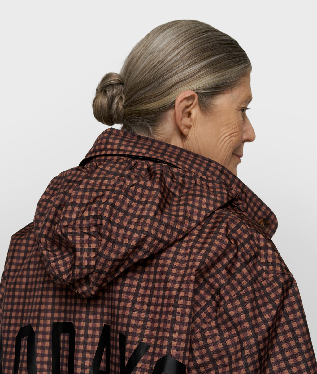 the wetlook coat | light fudge