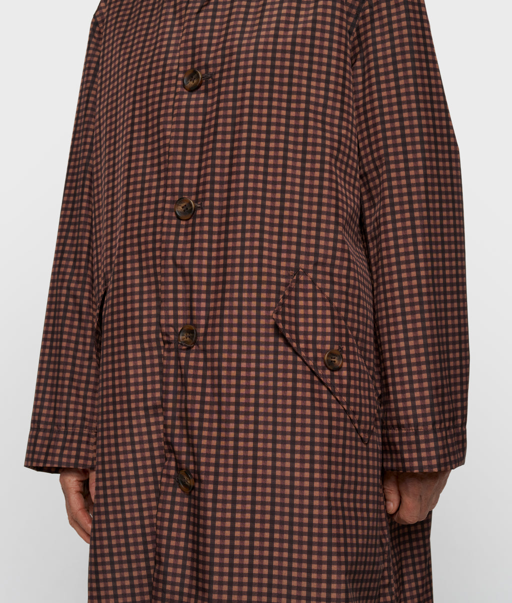 the wetlook coat | light fudge