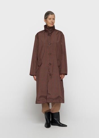 the wetlook coat | light fudge