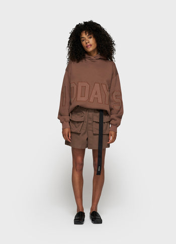 utility shorts | truffle
