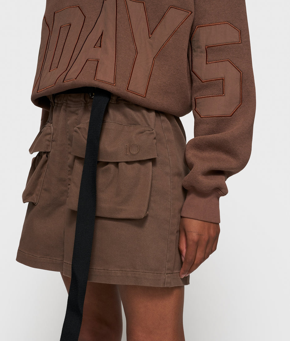 utility shorts | truffle