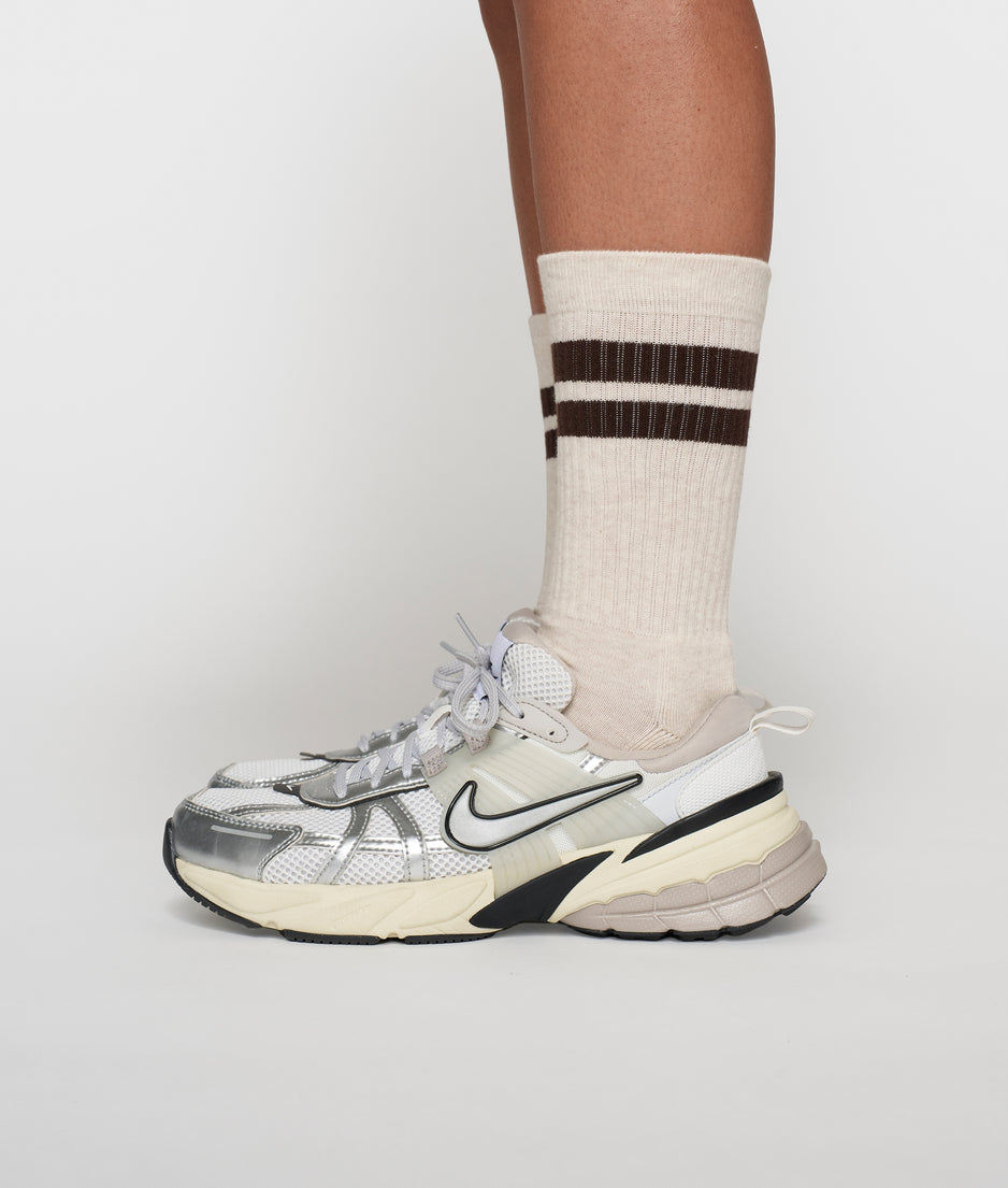 socks 2 stripes | soft white melee