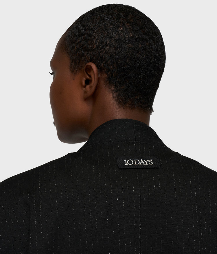 reversible cardigan punto | black