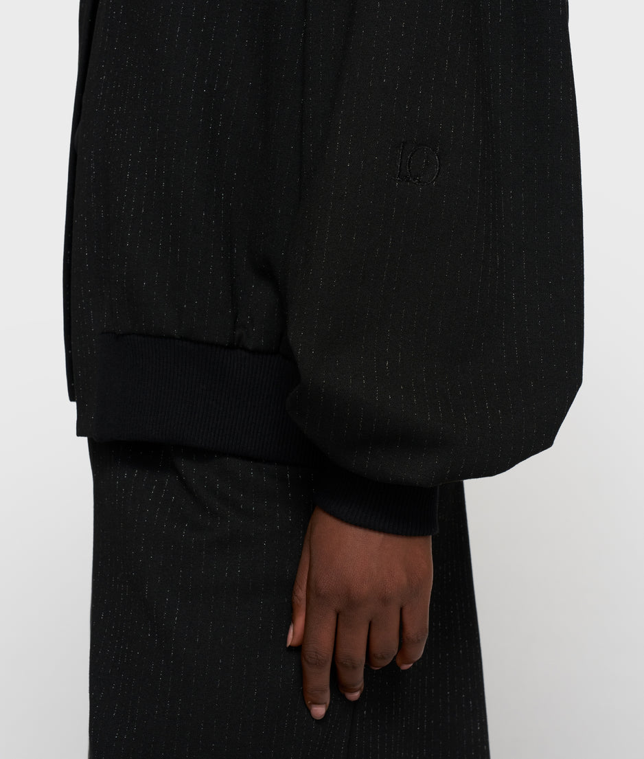 reversible cardigan punto | black