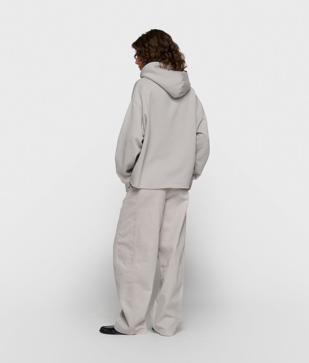 statement hoodie | stone