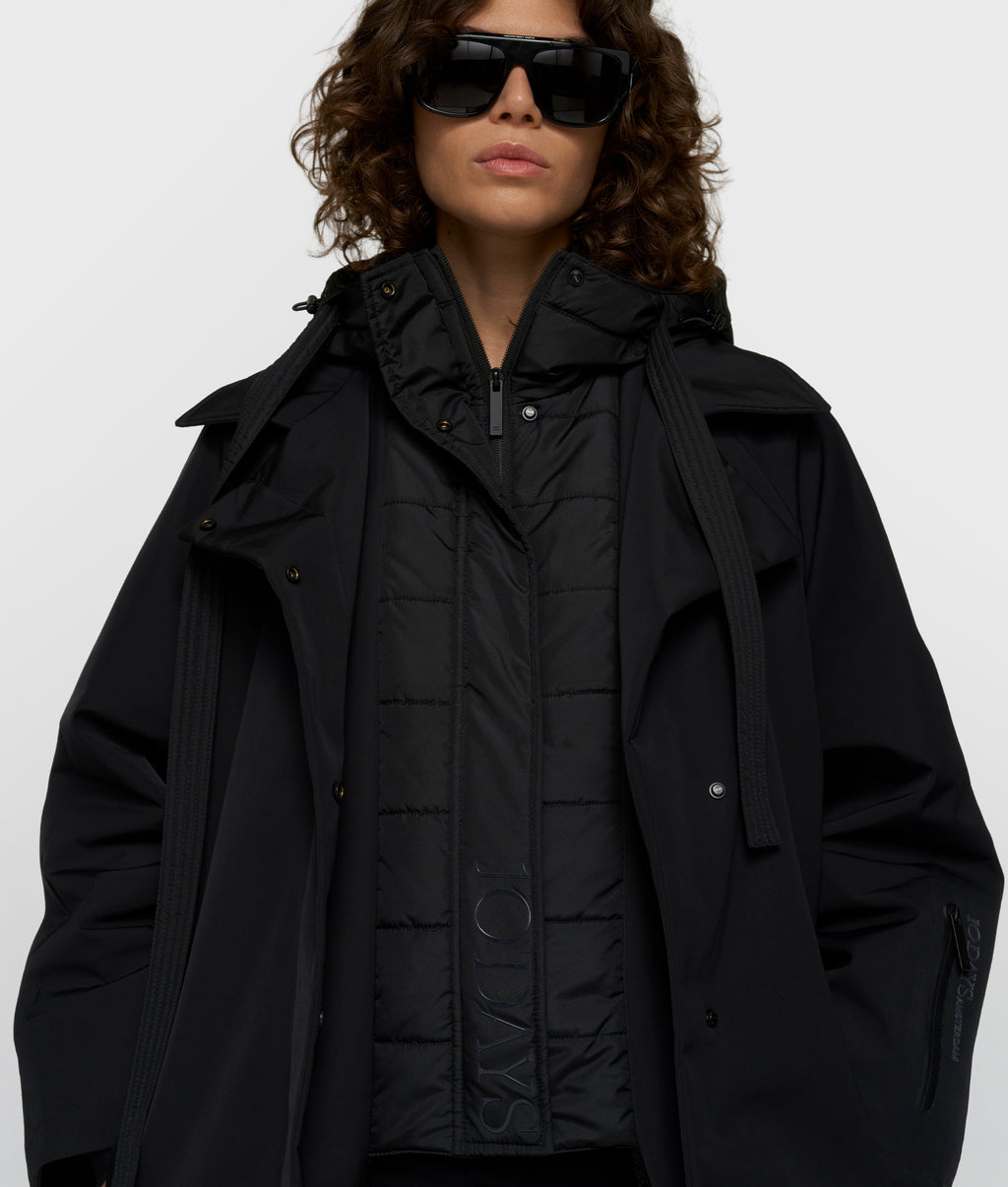 the cool coat | black