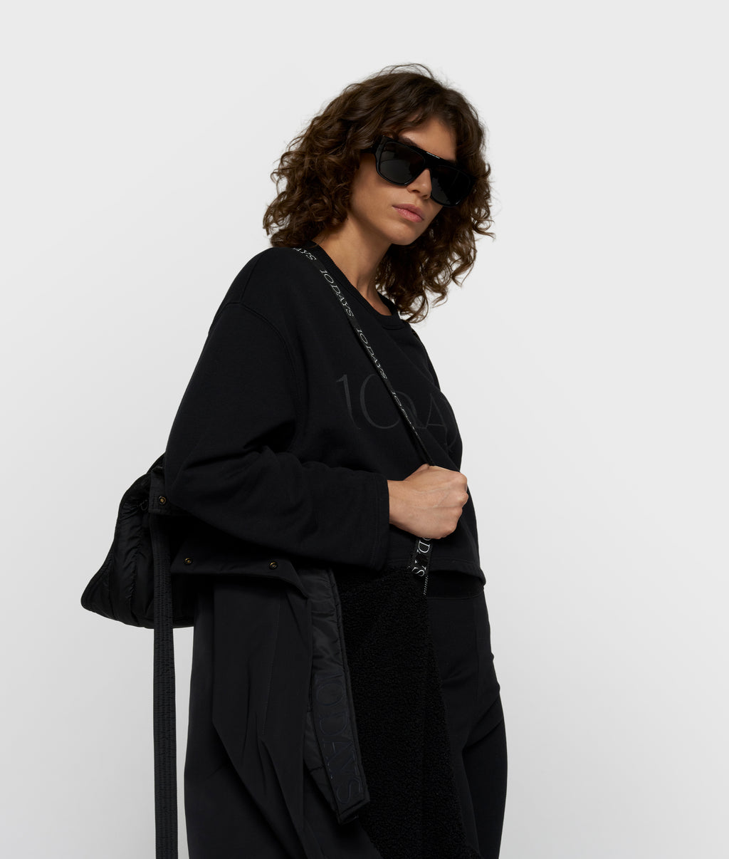 the cool coat | black