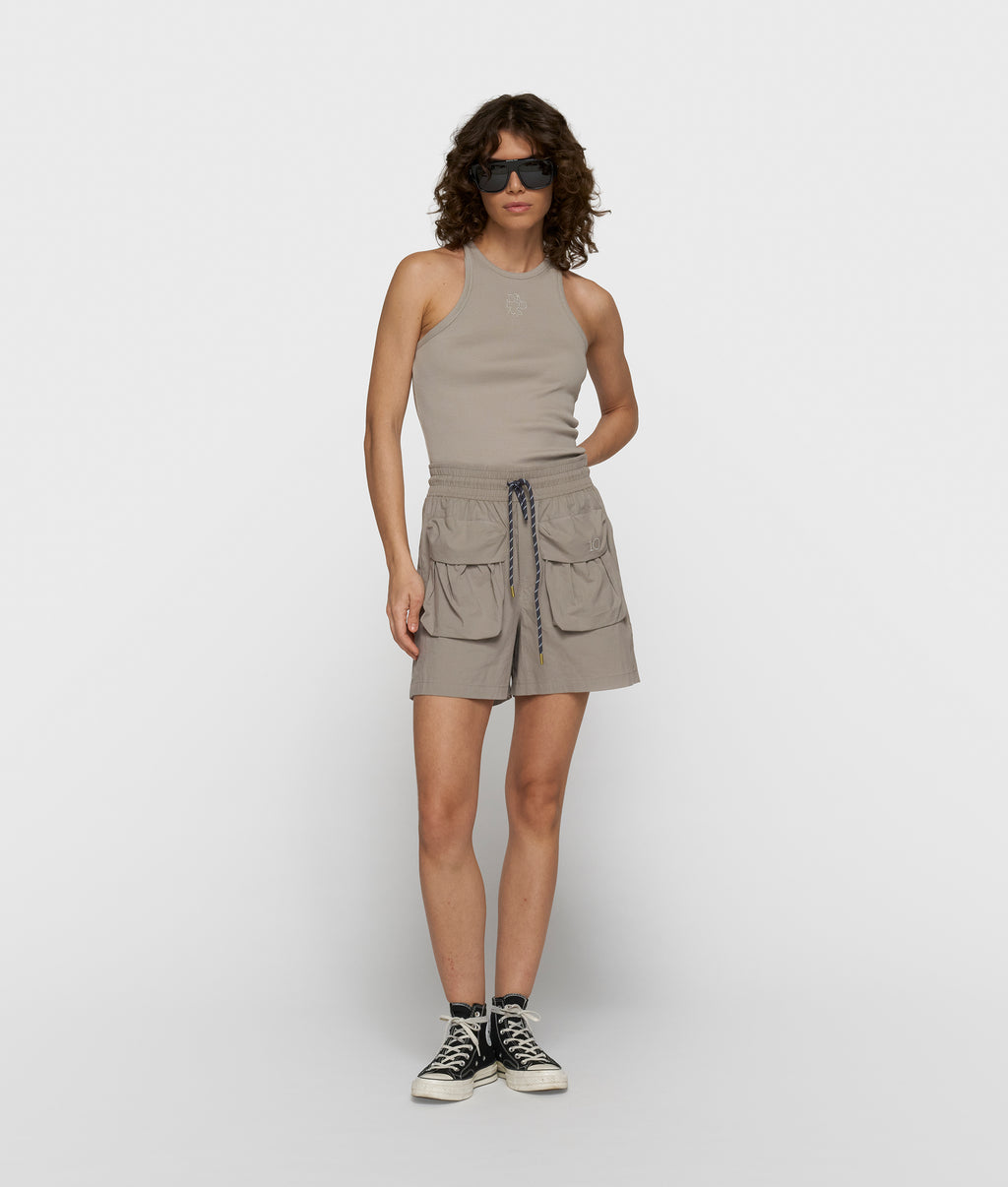 tank top rib | fog