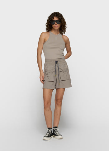 tank top rib | fog