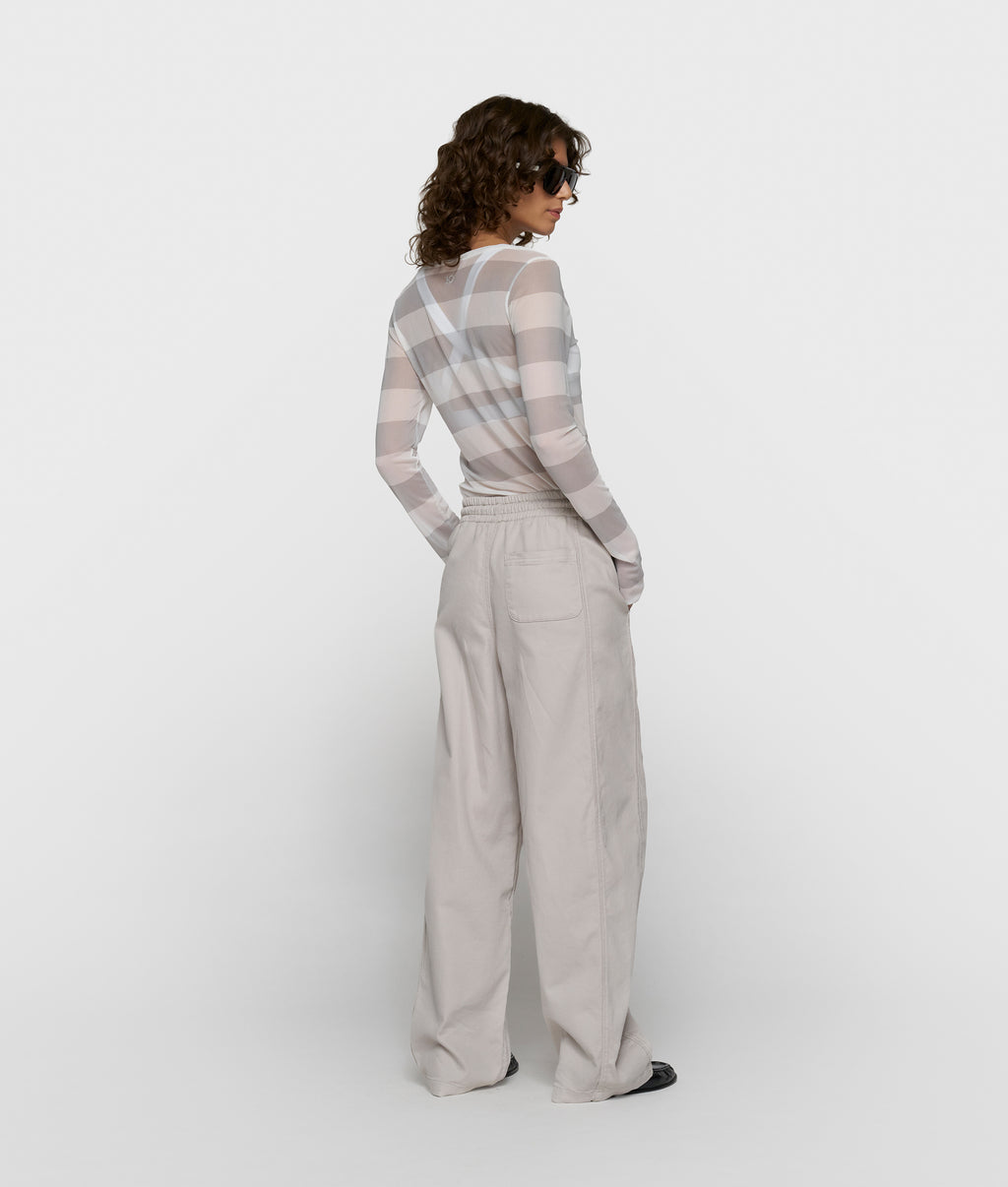Western Jogger aus Jog Twill | stone