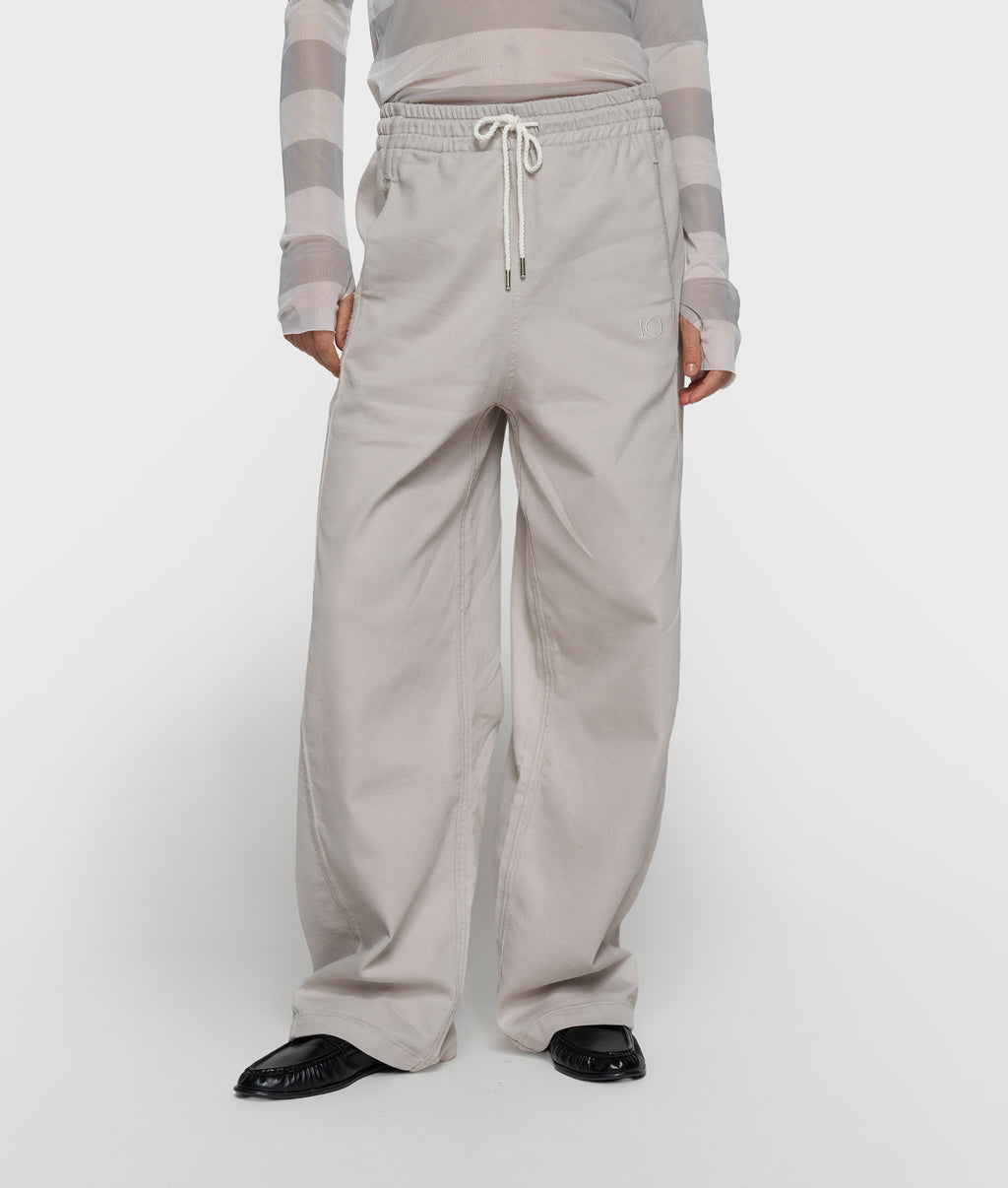 Western Jogger aus Jog Twill | stone