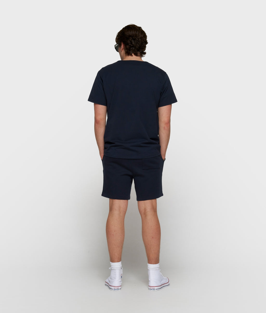 fitted tee | dark blue