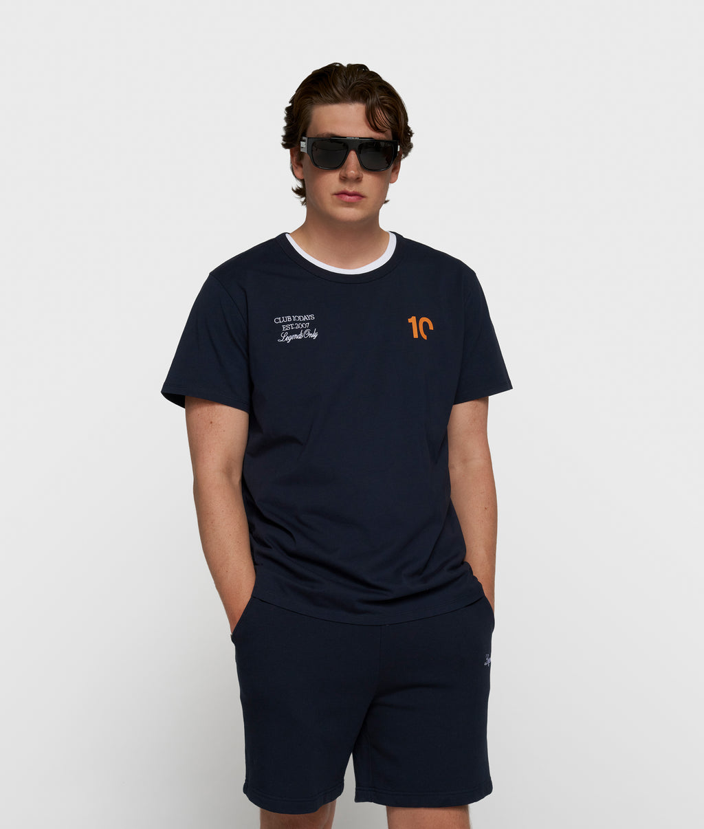 fitted tee | dark blue