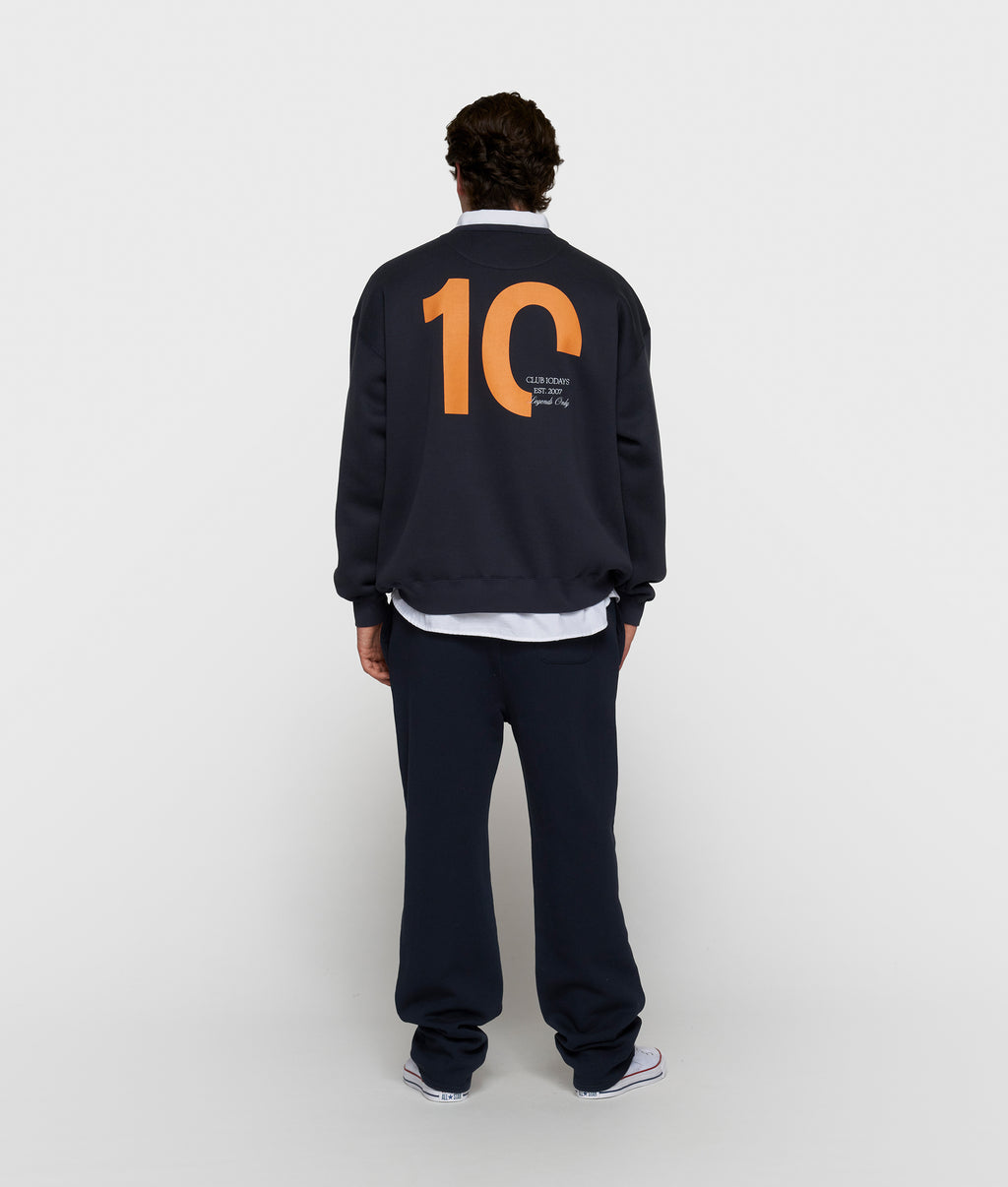 straight jogger | dark blue