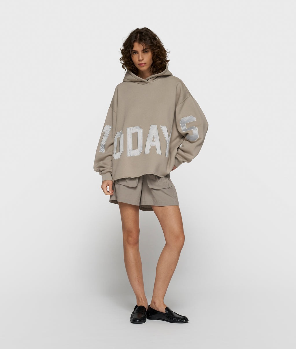 statement logo hoodie | fog