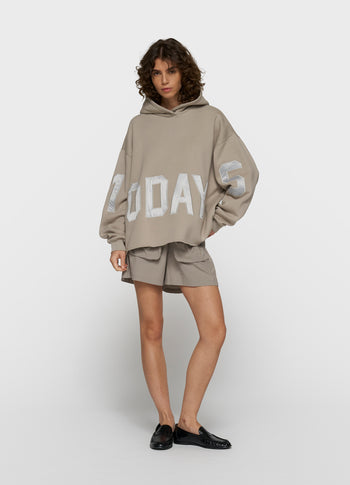 statement logo hoodie | fog