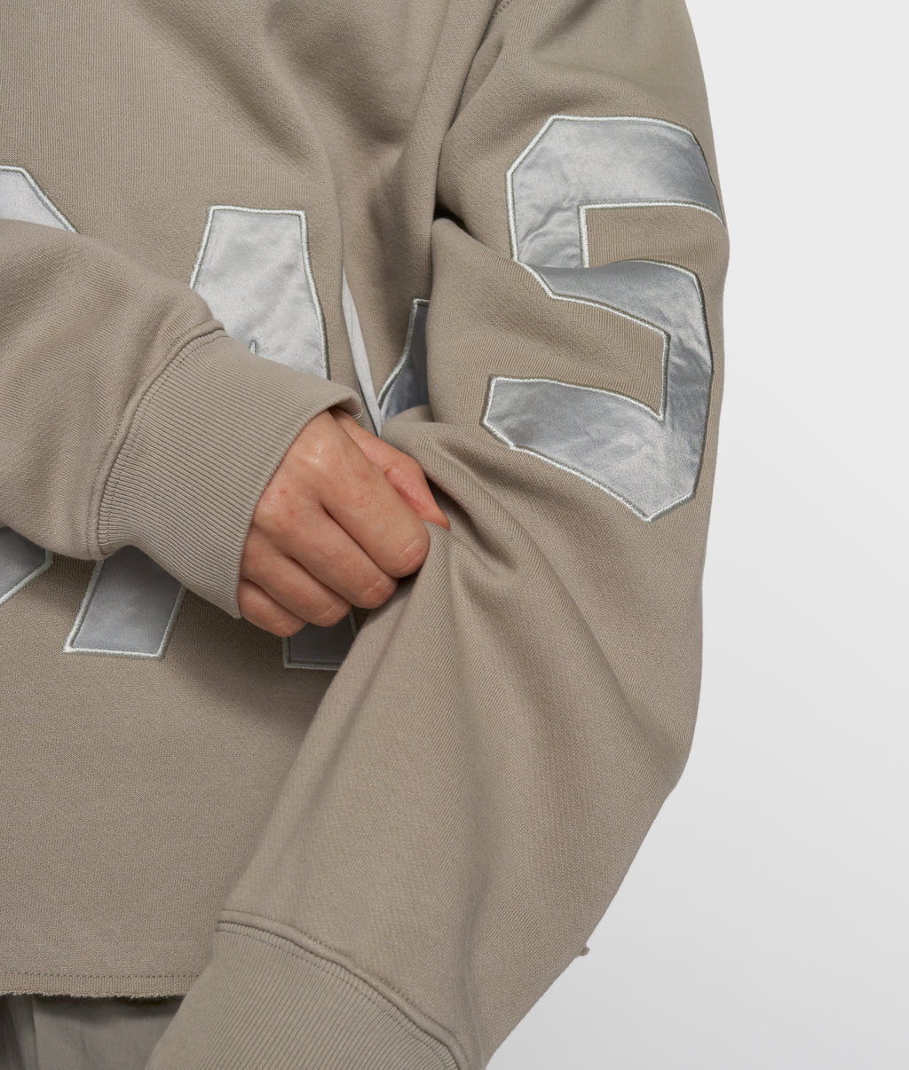 statement logo hoodie | fog