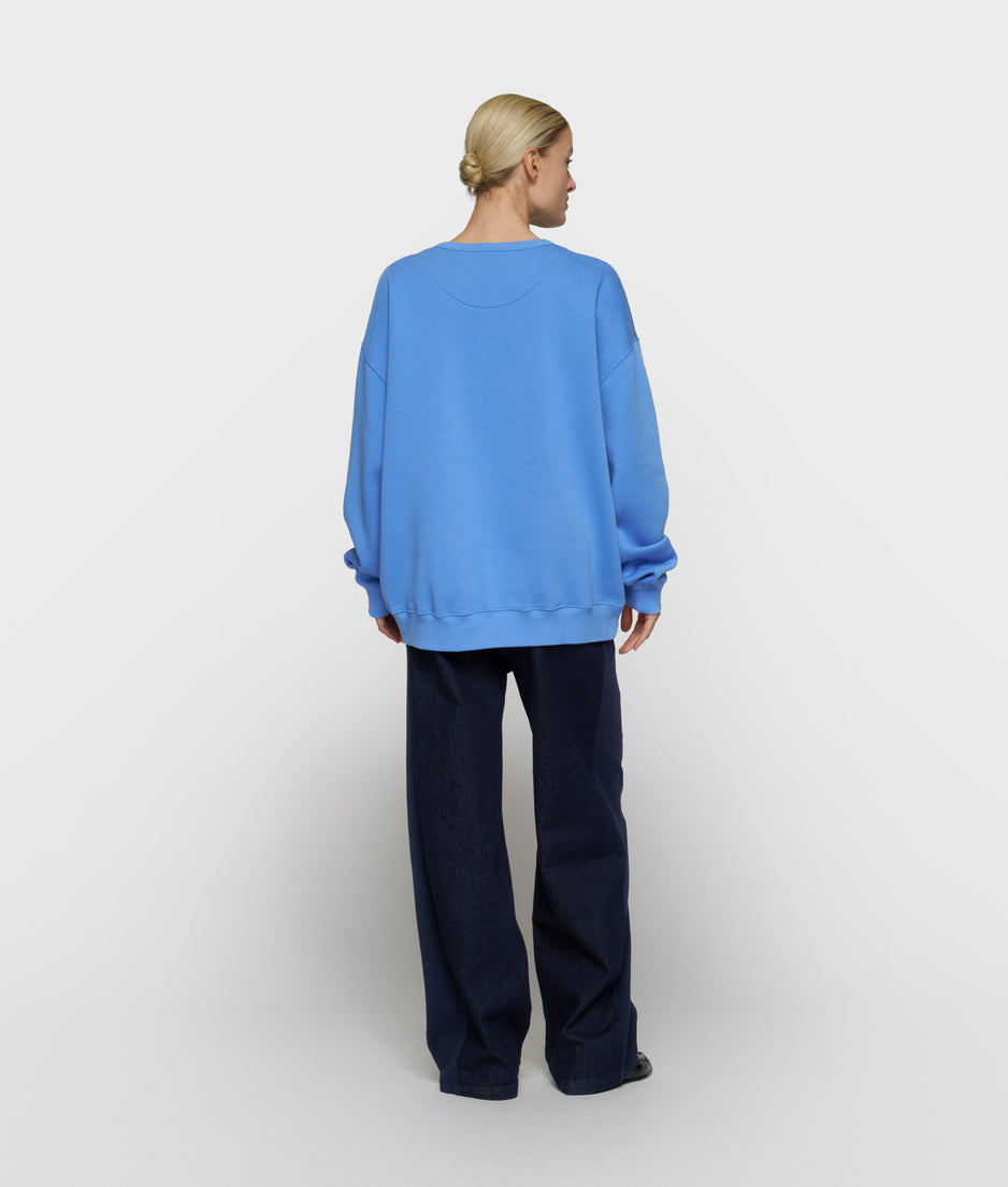 western pants chambray | dark blue