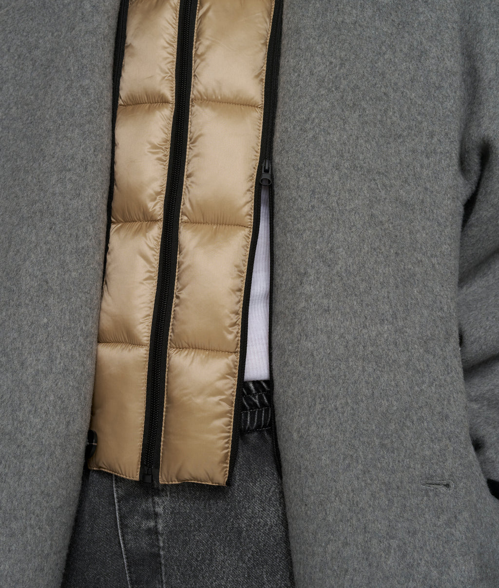 Wollmantel The Chic | grey melee