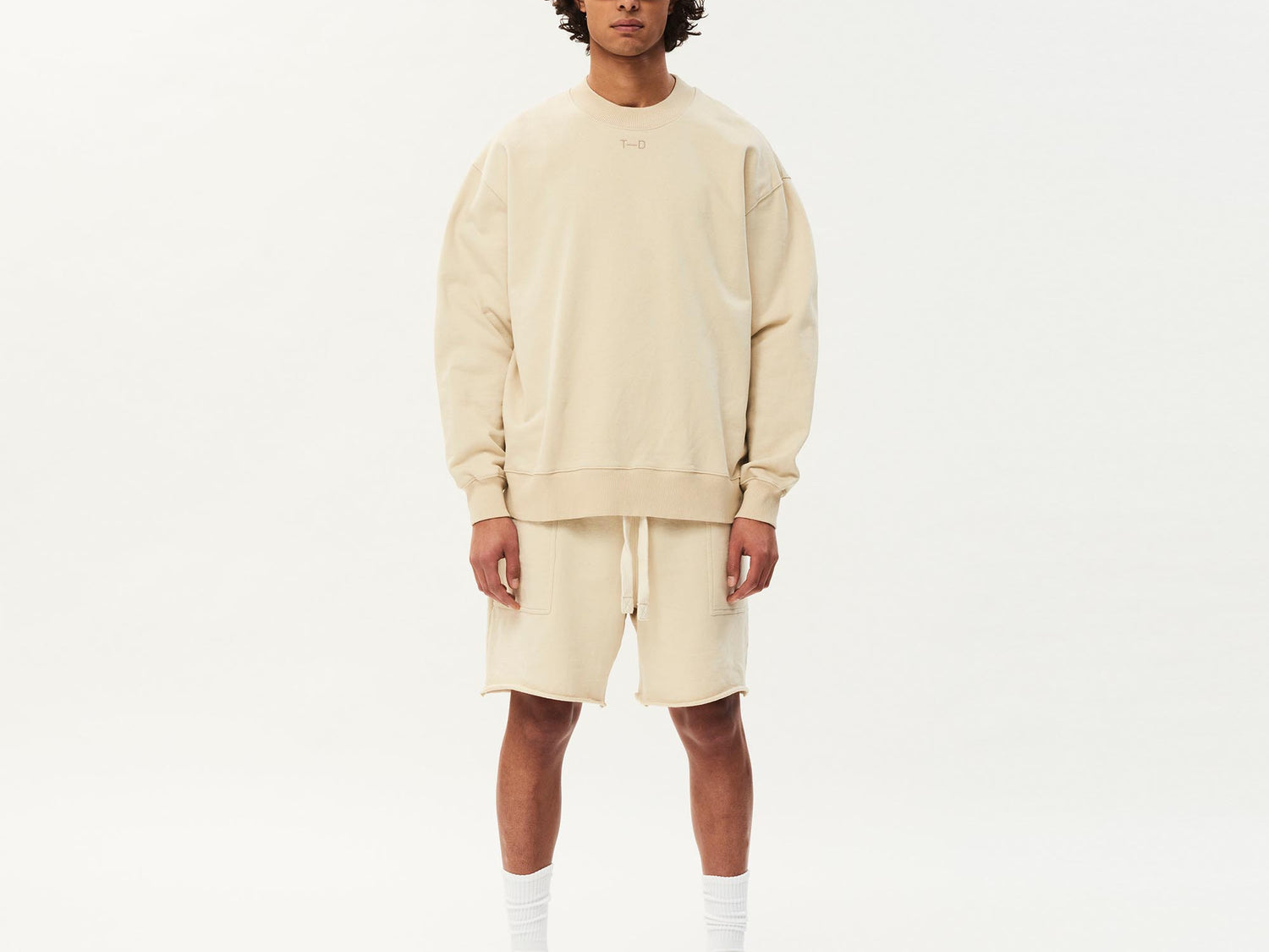 Oliver fleece sweater | oat