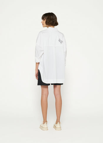 proud blouse | white