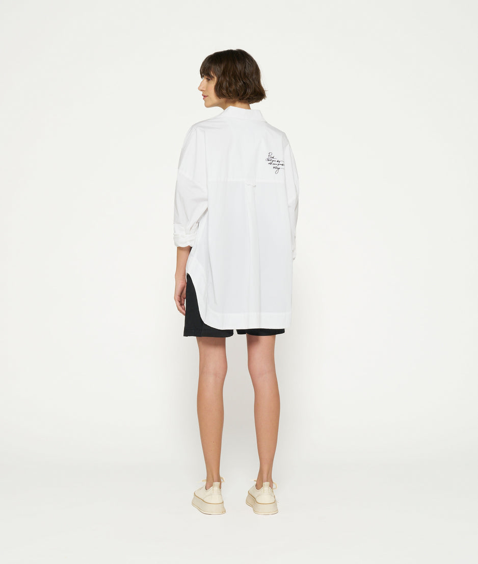 proud blouse | white