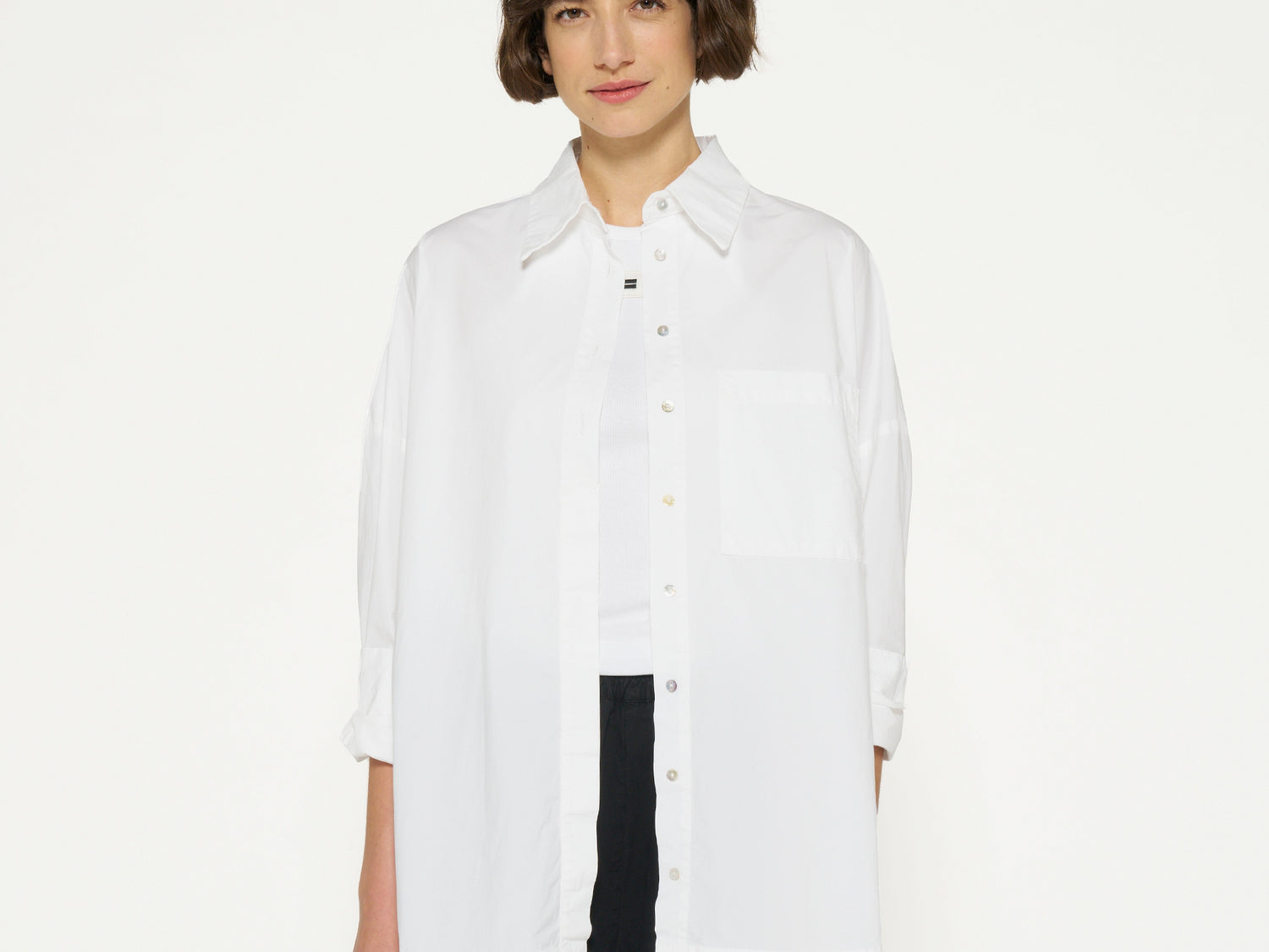 proud blouse | white