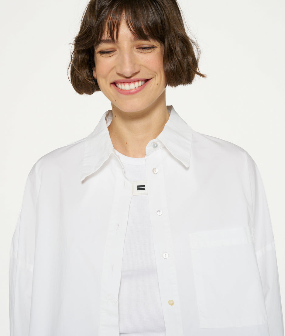 proud blouse | white