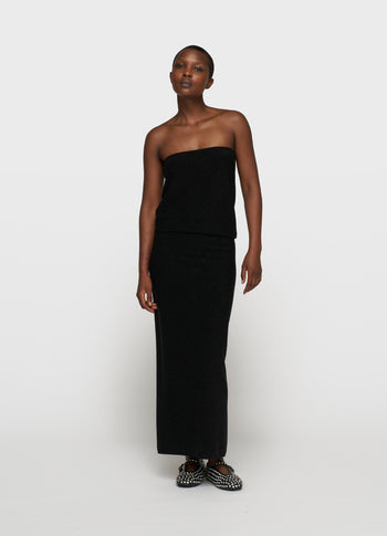 tube dress sparkle | black