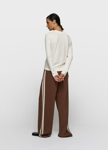 double long sleeve tee | pearl