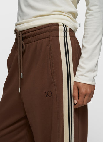 western jogger tape | dark truffle